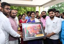 भारतीय जनता पार्टी चंद्रपूर महानगर च्या वतीने मंत्री पंकजा मुंडे यांचे स्वागत