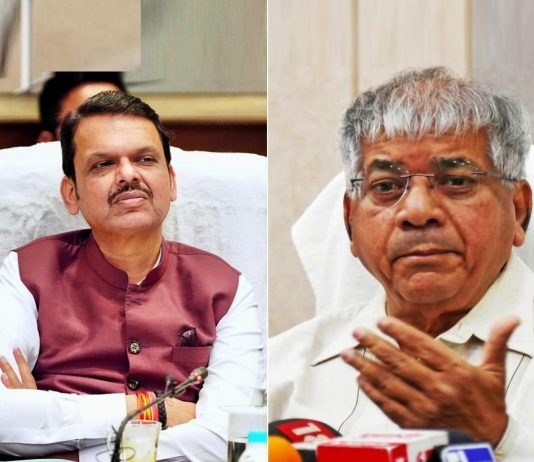 भीमा कोरेगाव दंगलप्रकरणी फडणवीसांना जबाबदार धरा ; ॲड. प्रकाश आंबेडकर यांची आयोगाकडे मागणी