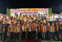 लालपेठ येथील असंख्य युवकांचा भारतीय जनता पक्षात प्रवेश